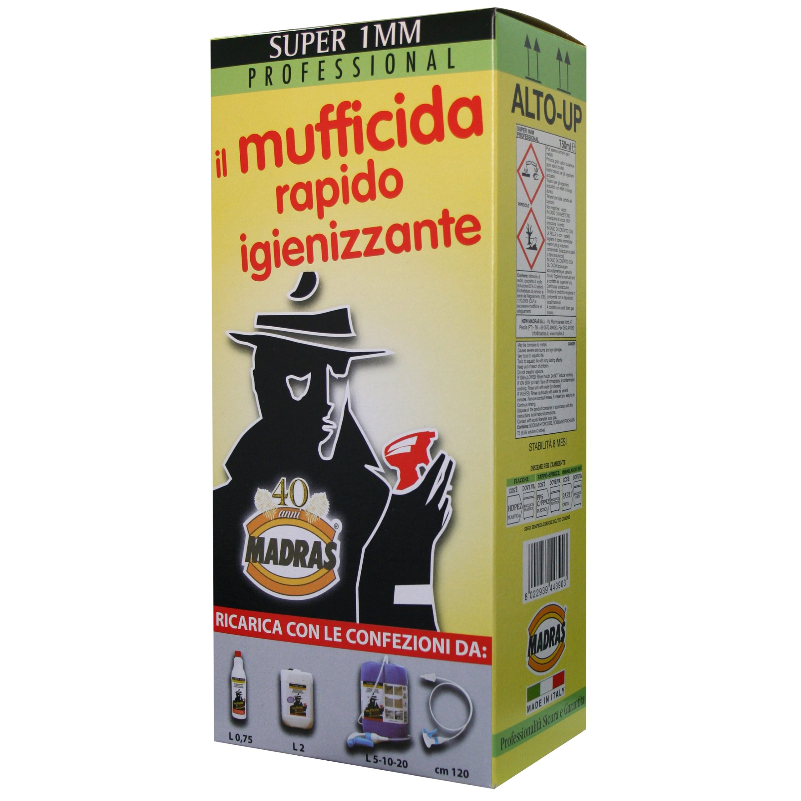330 Lubrificanti e Sgrassanti - MUFFICIDA RAPIDO SUPER 1 MM